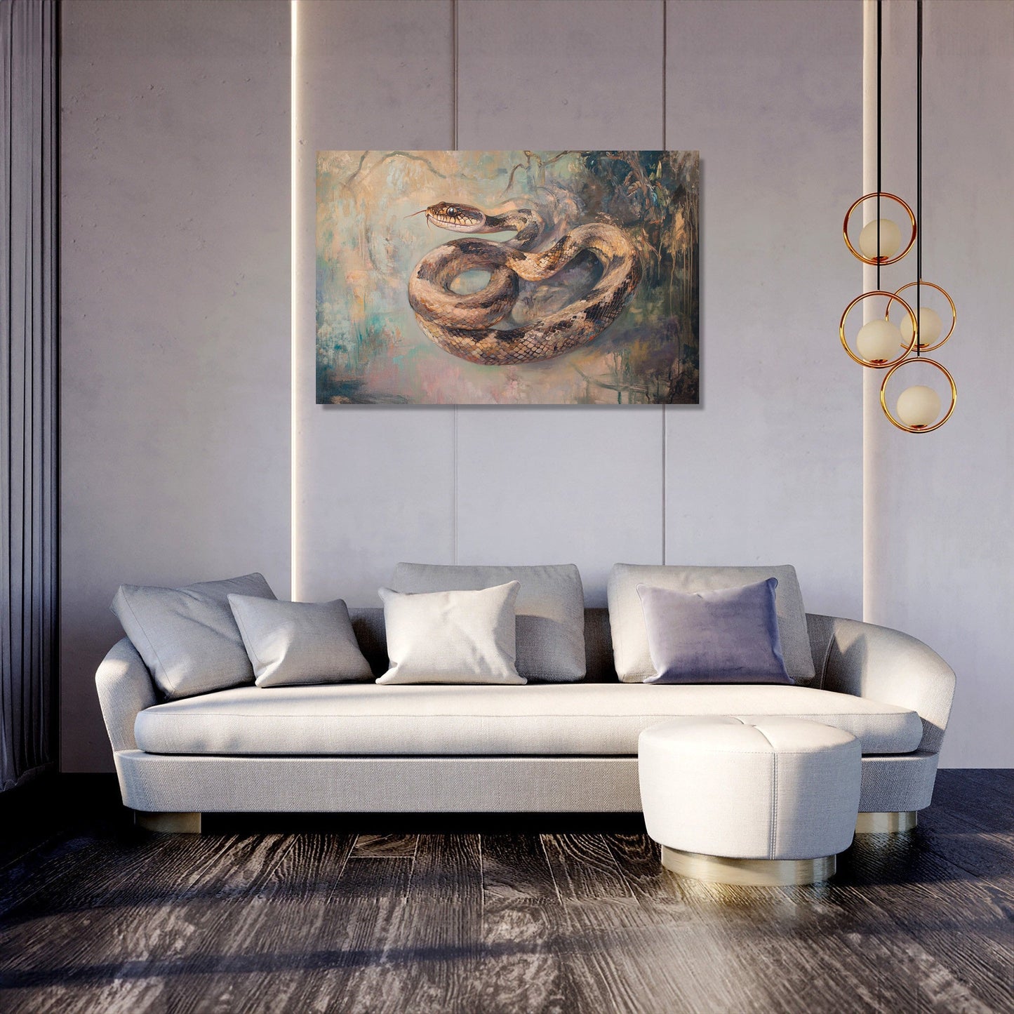 Serpentine Elegance Canvas