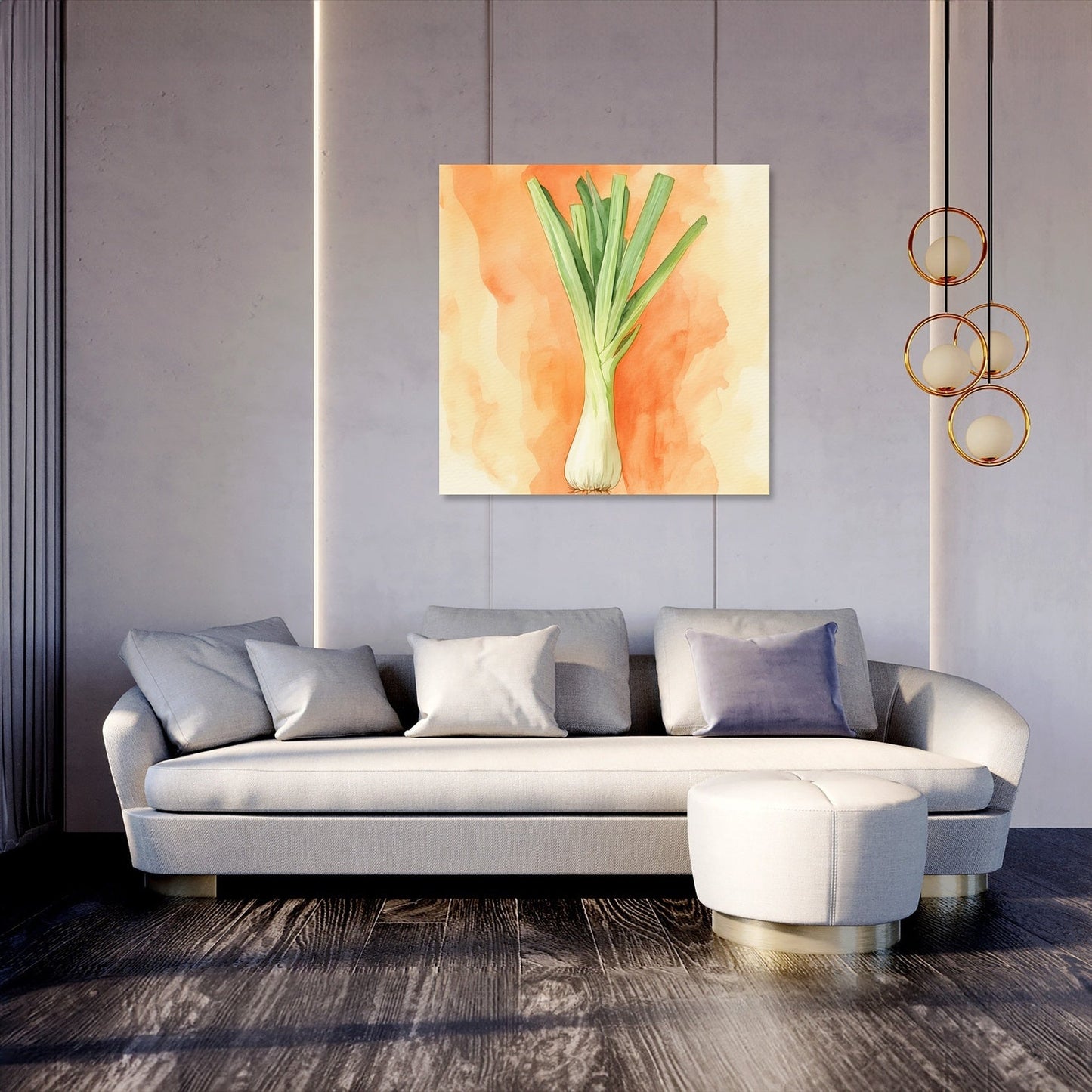 Leek Harmony Canvas