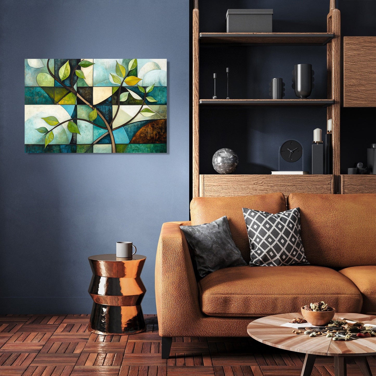 Cubist Nature Canvas