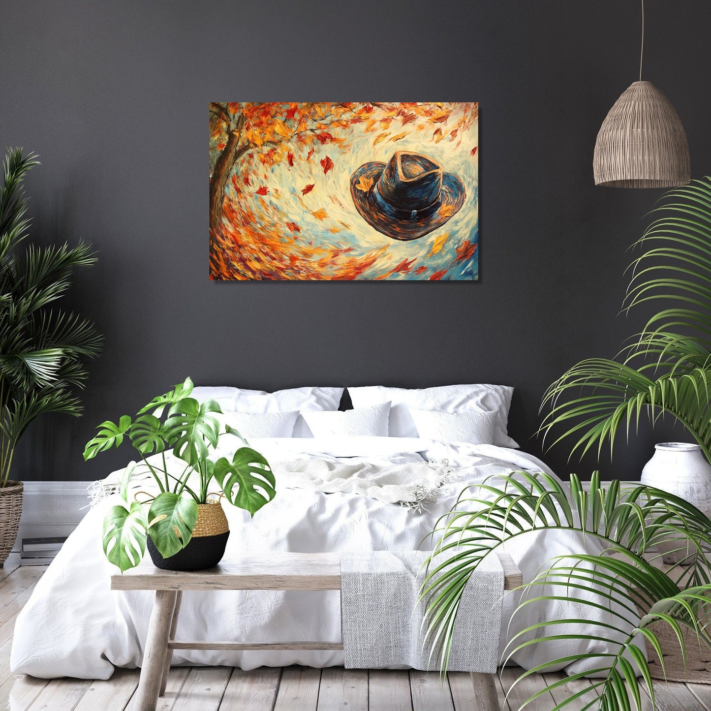Wind-Swept Hat Canvas
