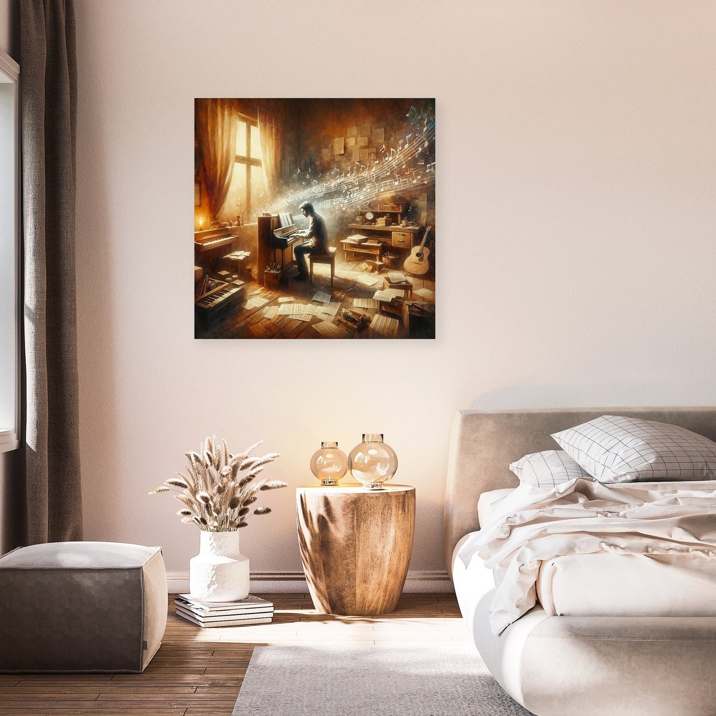 Melodic Embrace Canvas