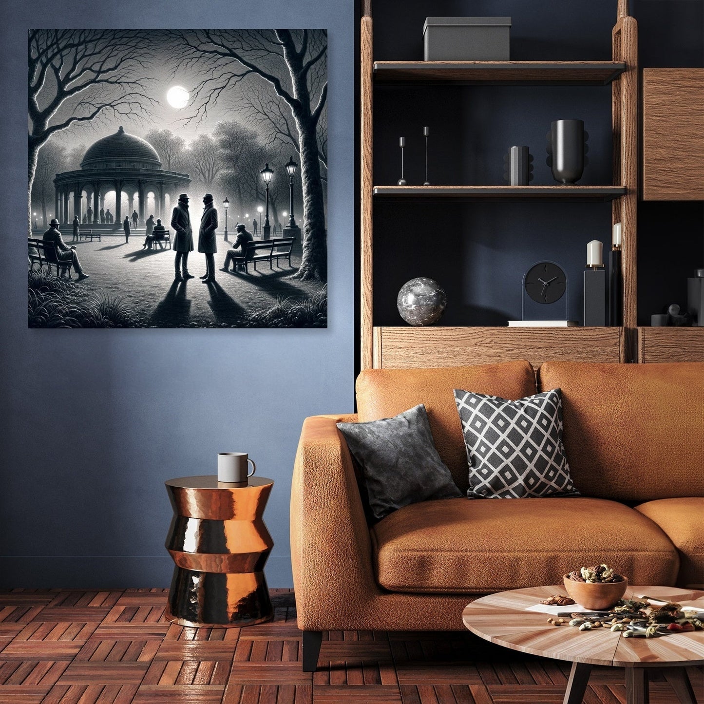 Moonlit Conspiracies Canvas