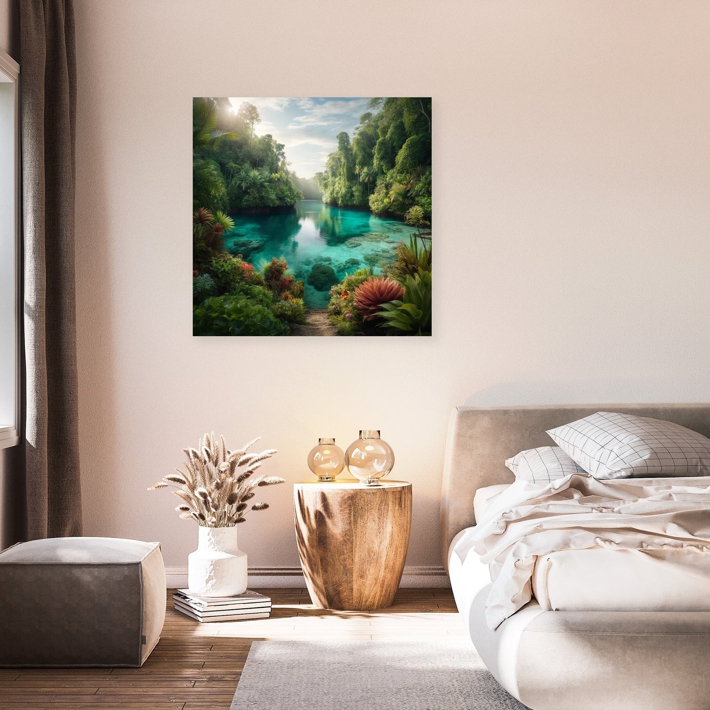 Hidden Paradise Lagoon Canvas
