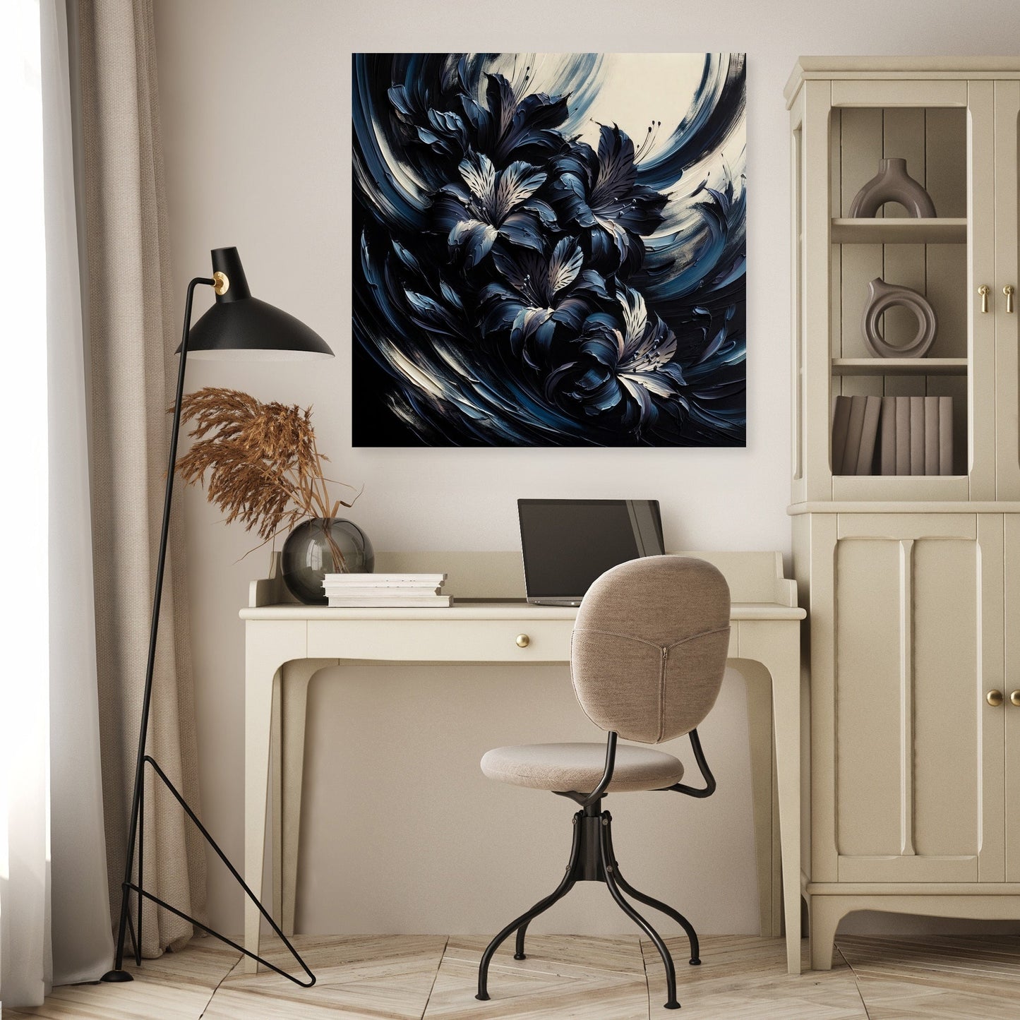 Alstroemeria Abyss Canvas