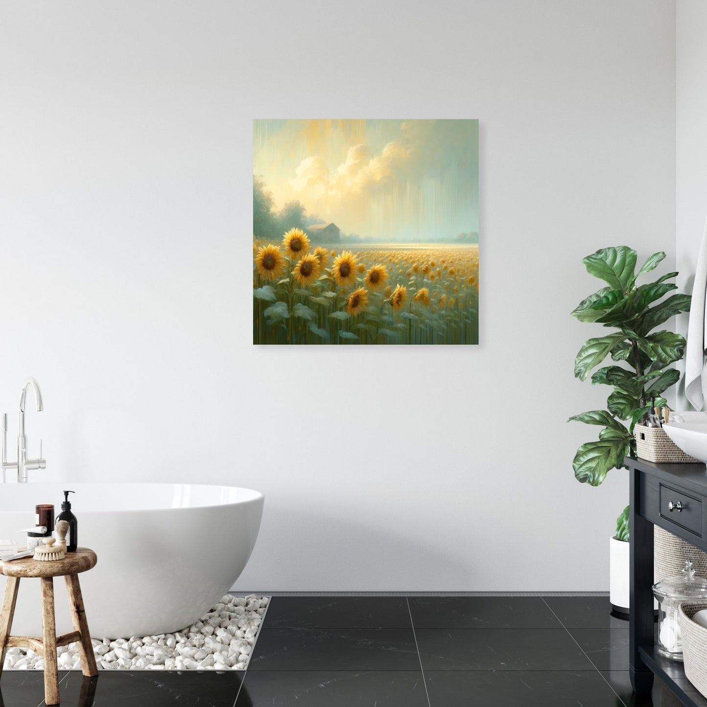 Sunflower Field Canvas