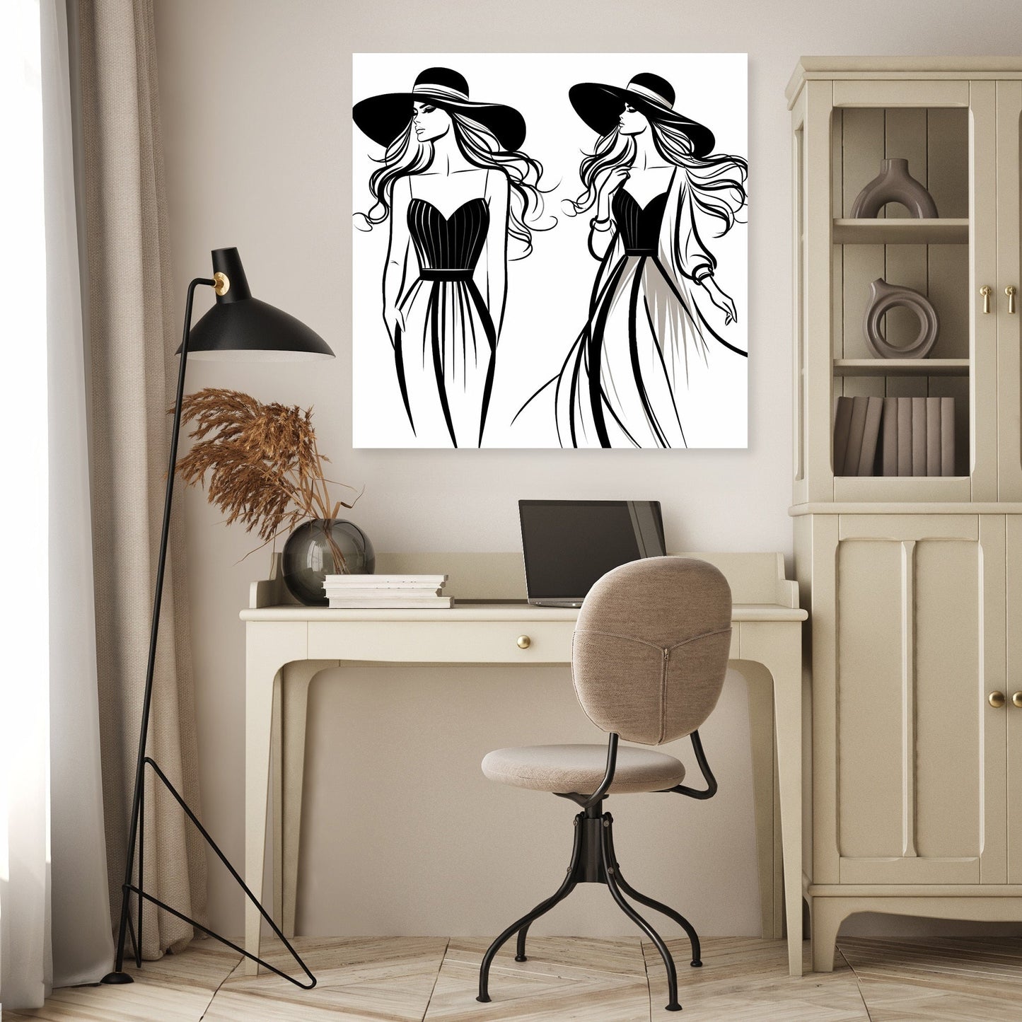 Elegant Silhouette Canvas