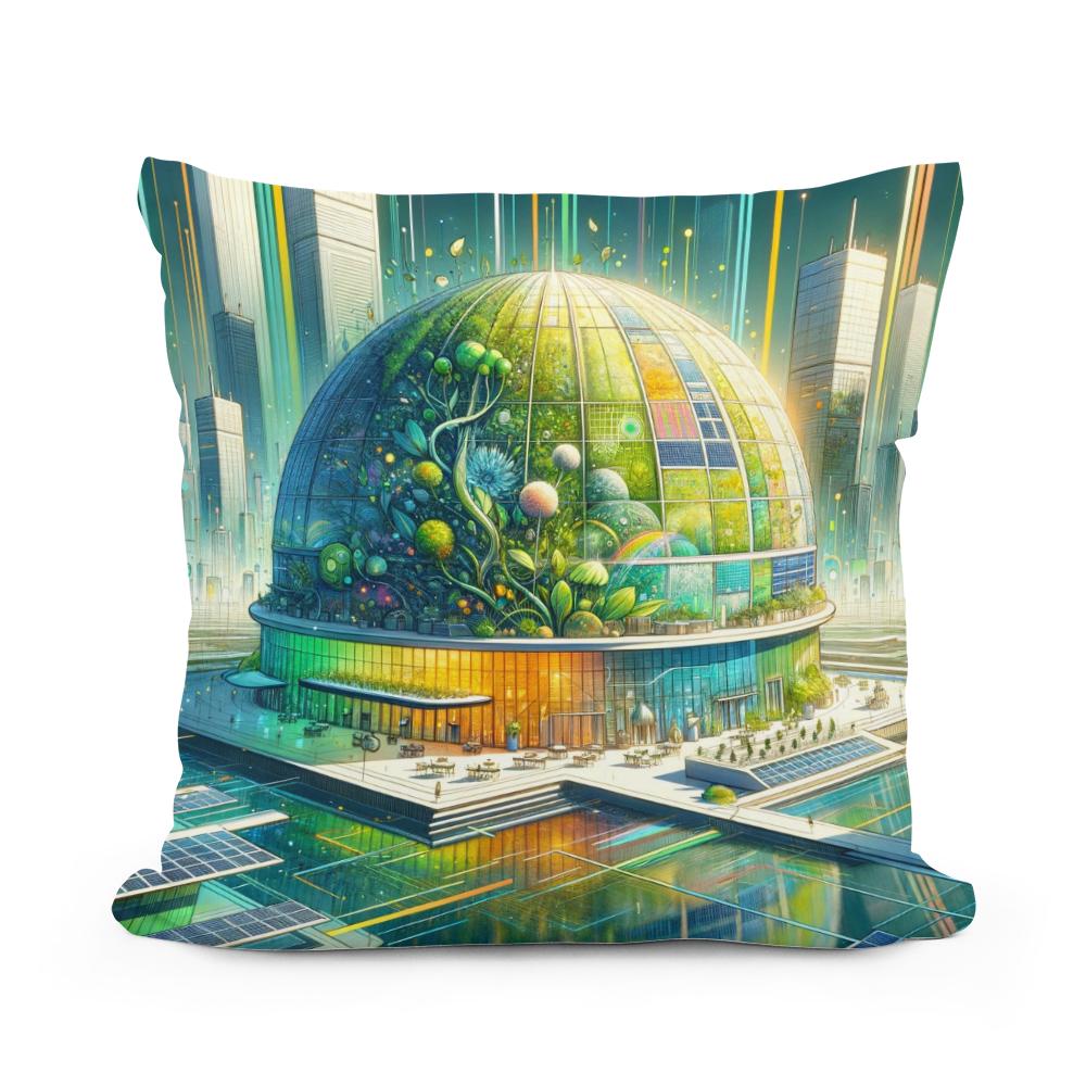 Future Greensphere Cotton Cushion