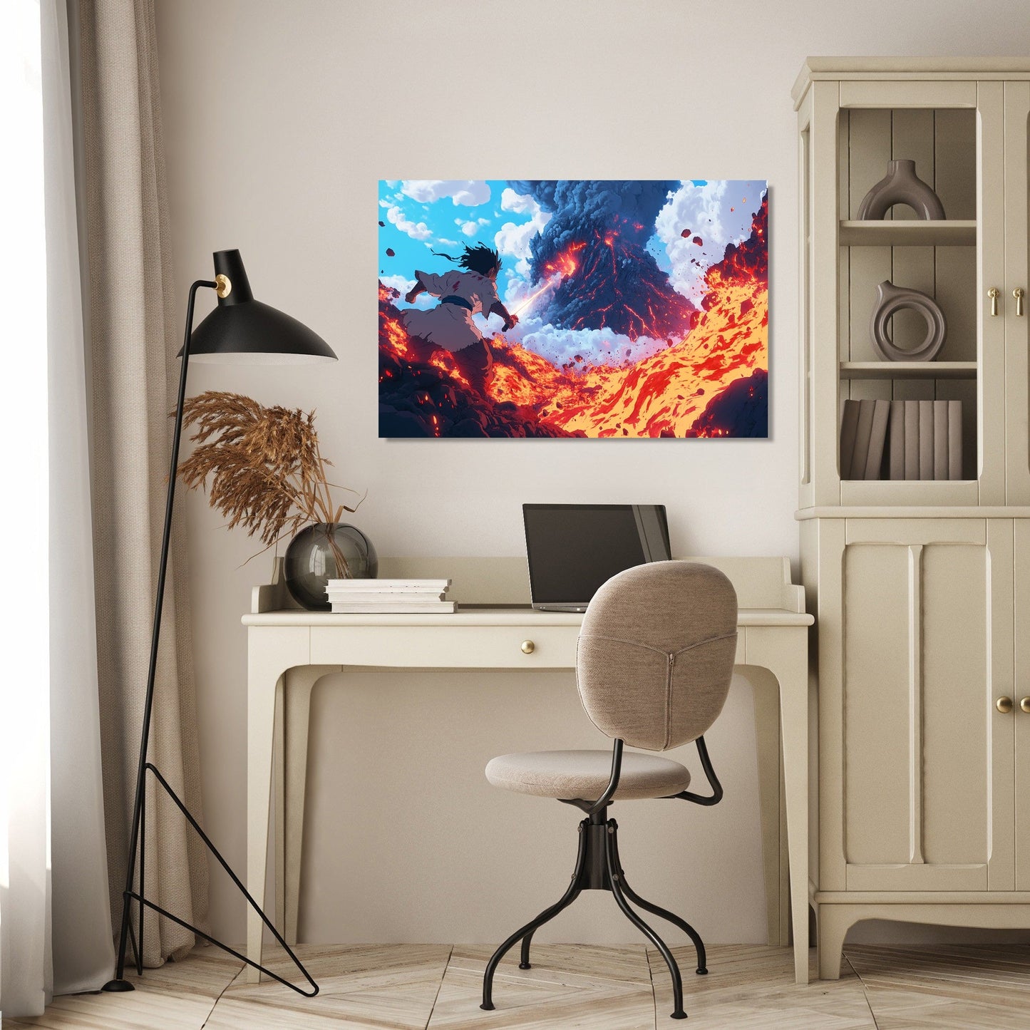 Fiery Duel Canvas