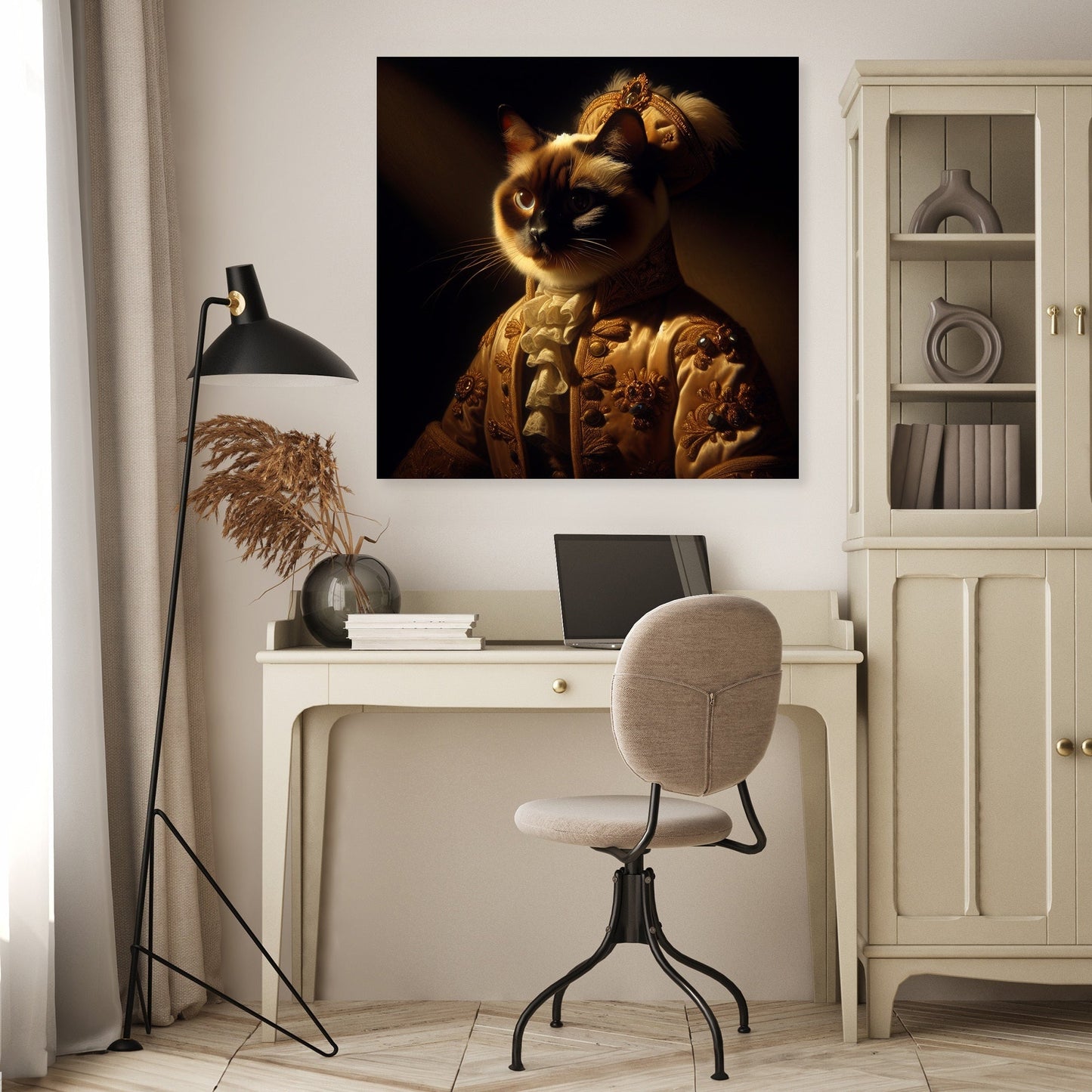 Regal Siamese Royalty Canvas