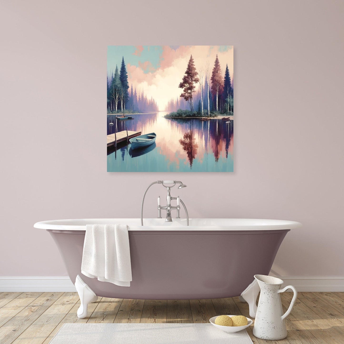Calm Lake Canvas