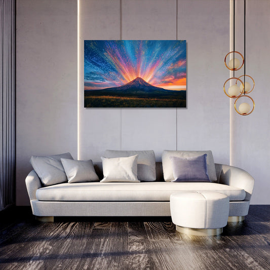 Colour Cascade Canvas