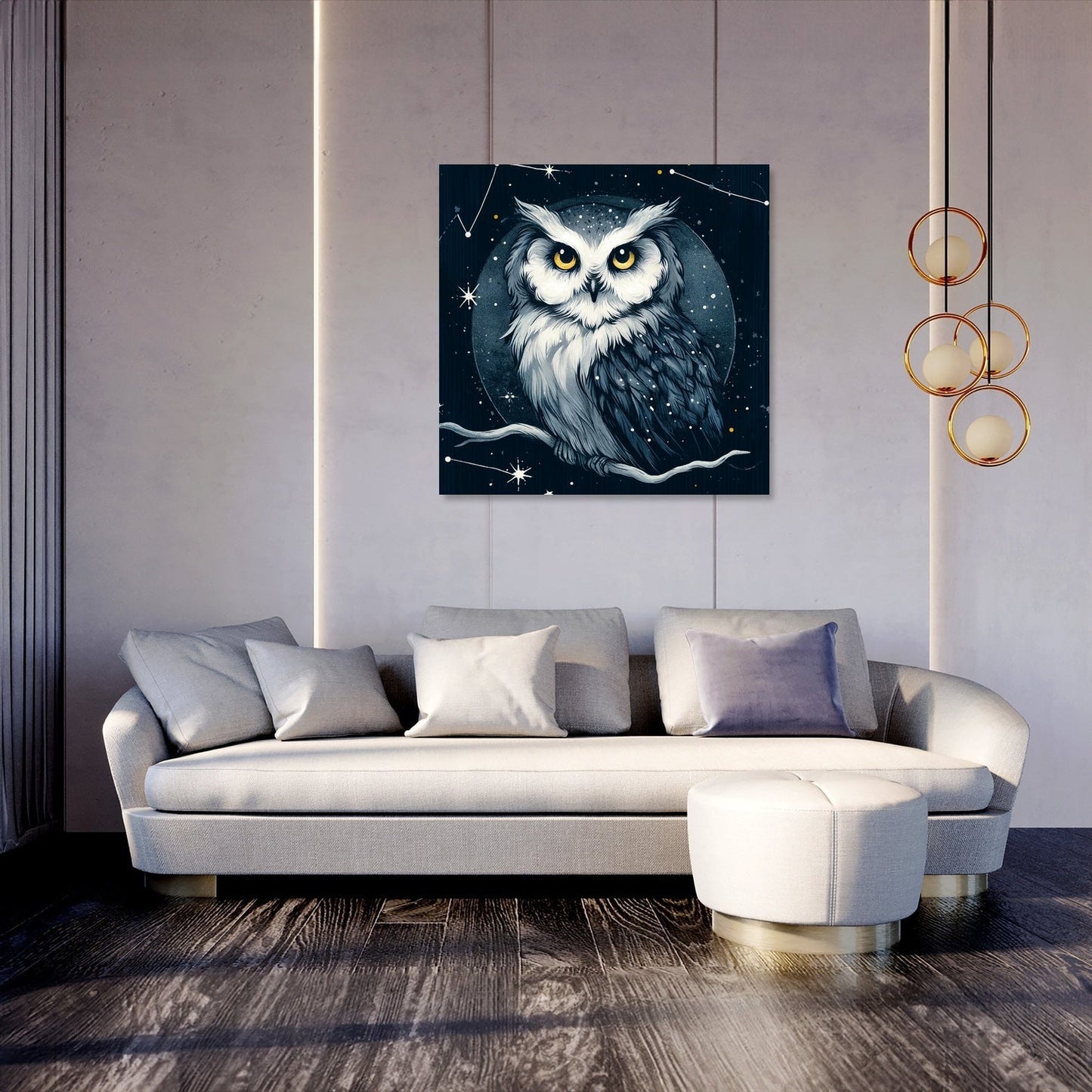 Mystical Owl Canvas