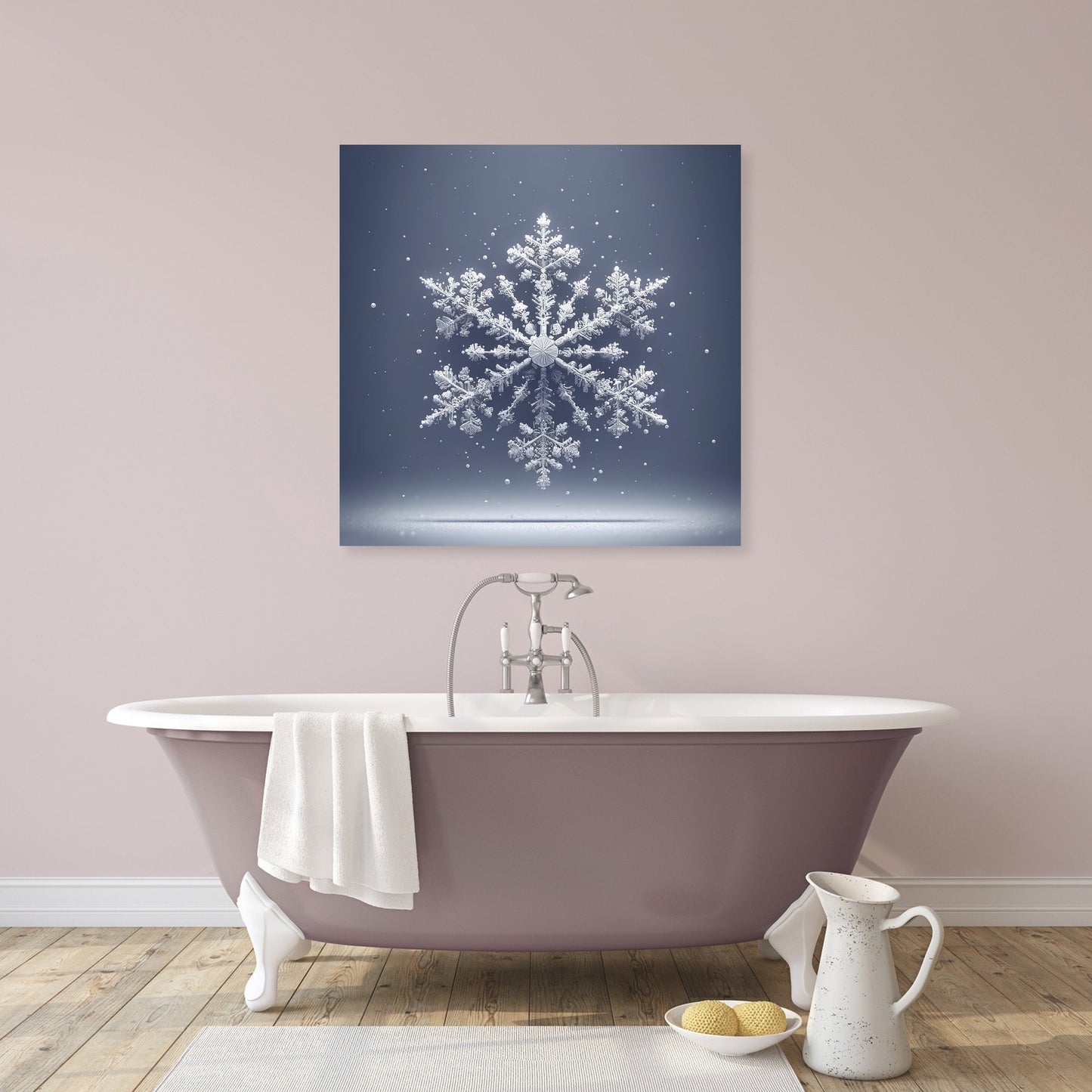 Snowfall Serenity Canvas