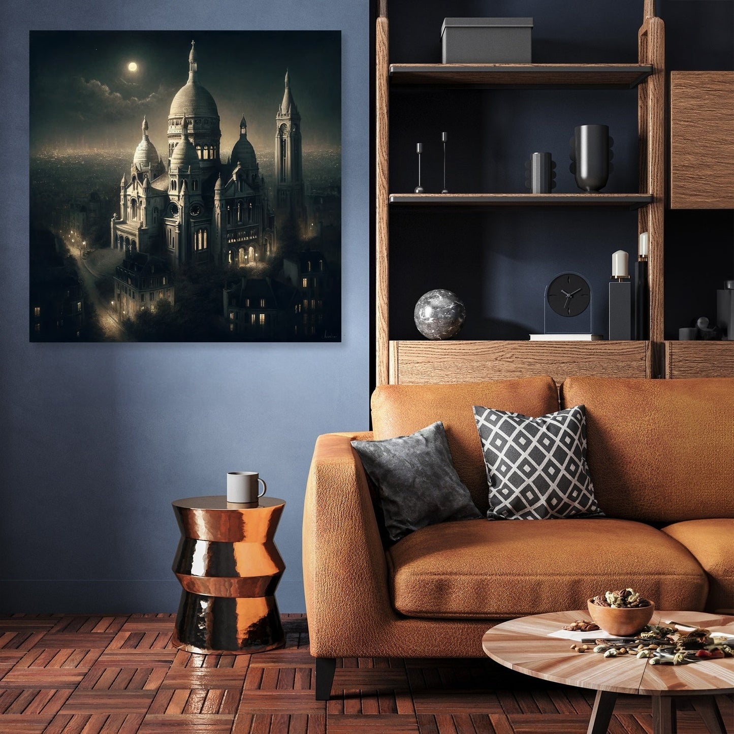 Sacre Coeur Illuminated Paris Canvas