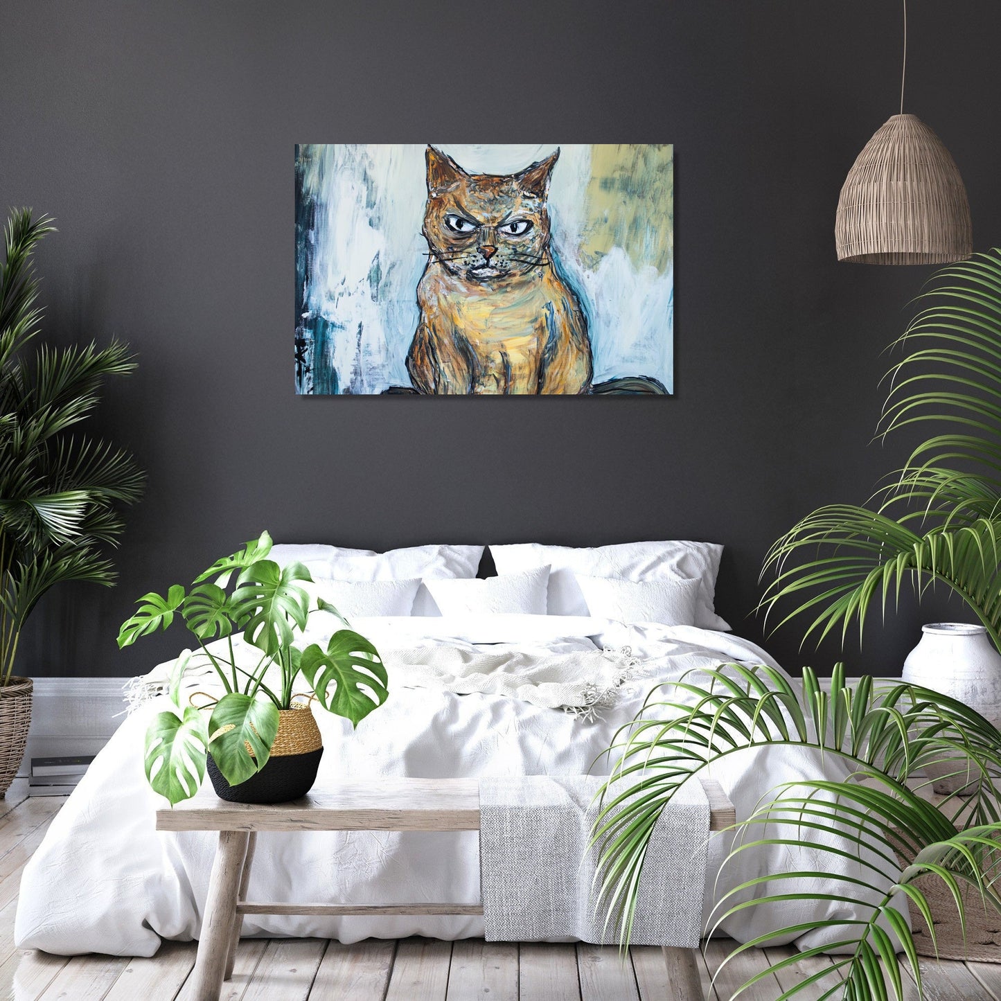 Grumpy Cat's Day Canvas