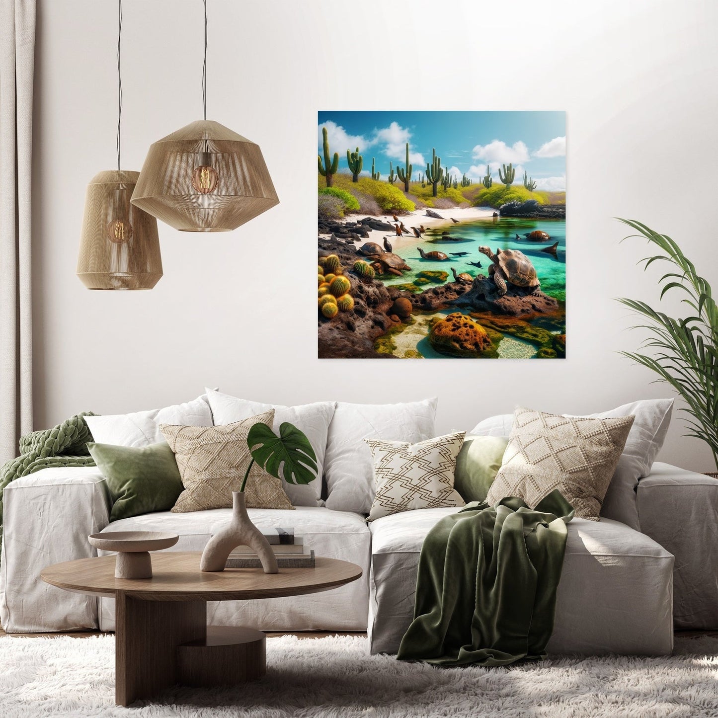 Galapagos Shoreline Canvas