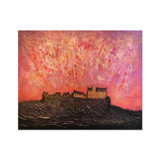 Edinburgh Castle Fireworks Artist Proof Collector Print