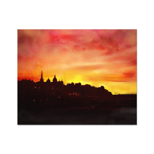 Edinburgh Sunset Artist Proof Collector Print