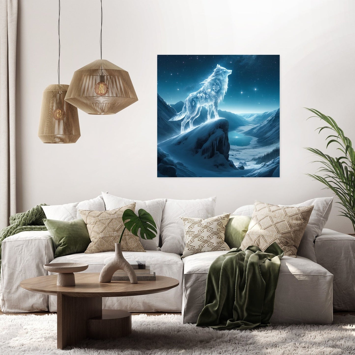 Frost Whisper Canvas