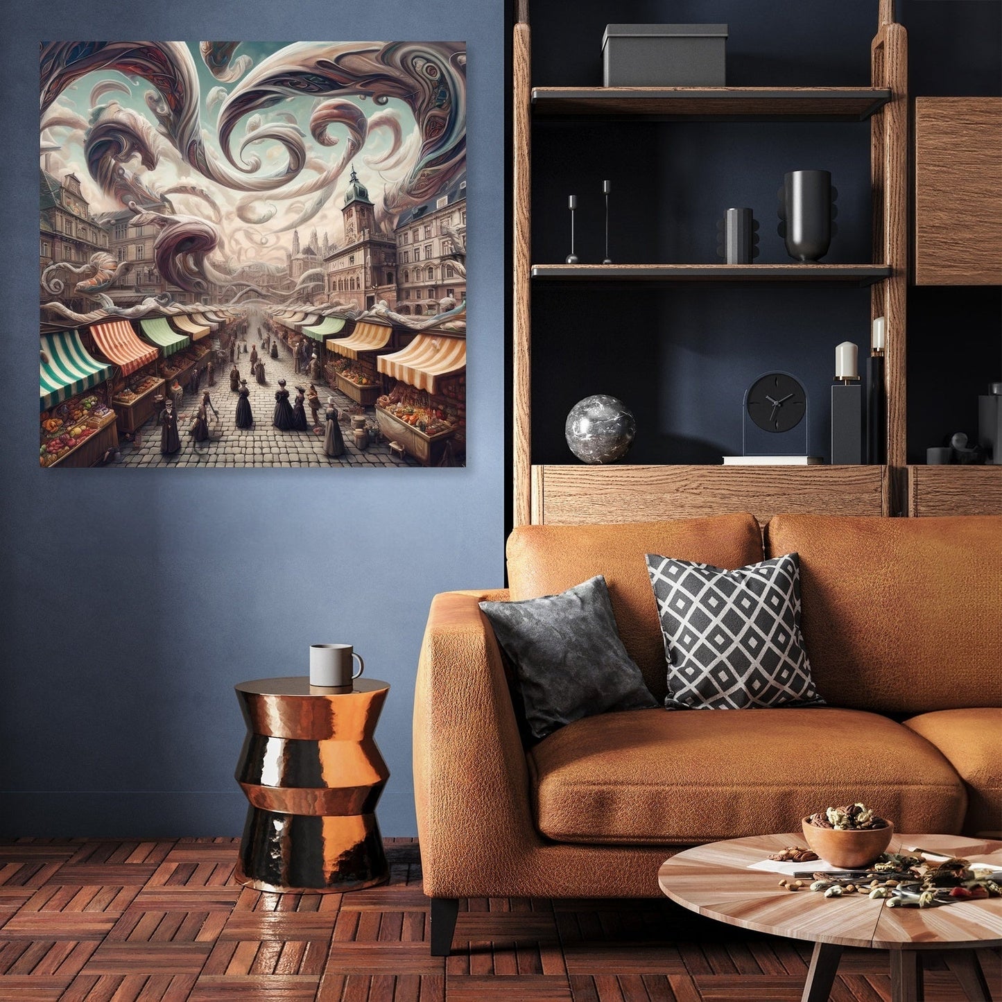 Whimsical Naschmarkt Canvas