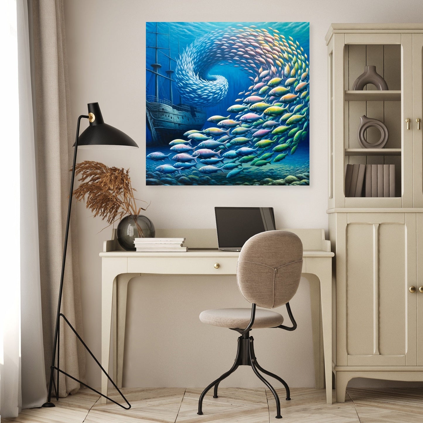 Aquatic Symphony Canvas
