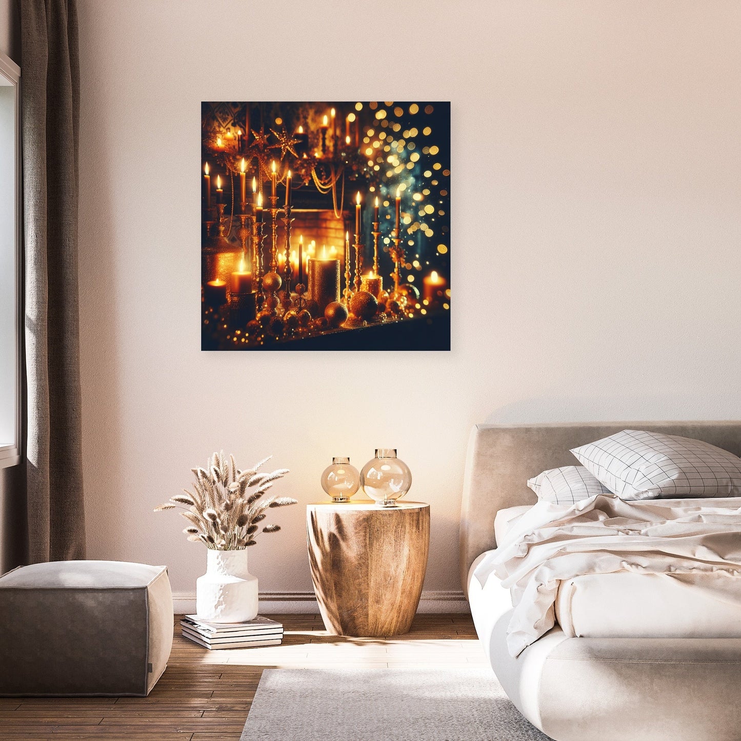 Enigmatic Festive Night Canvas