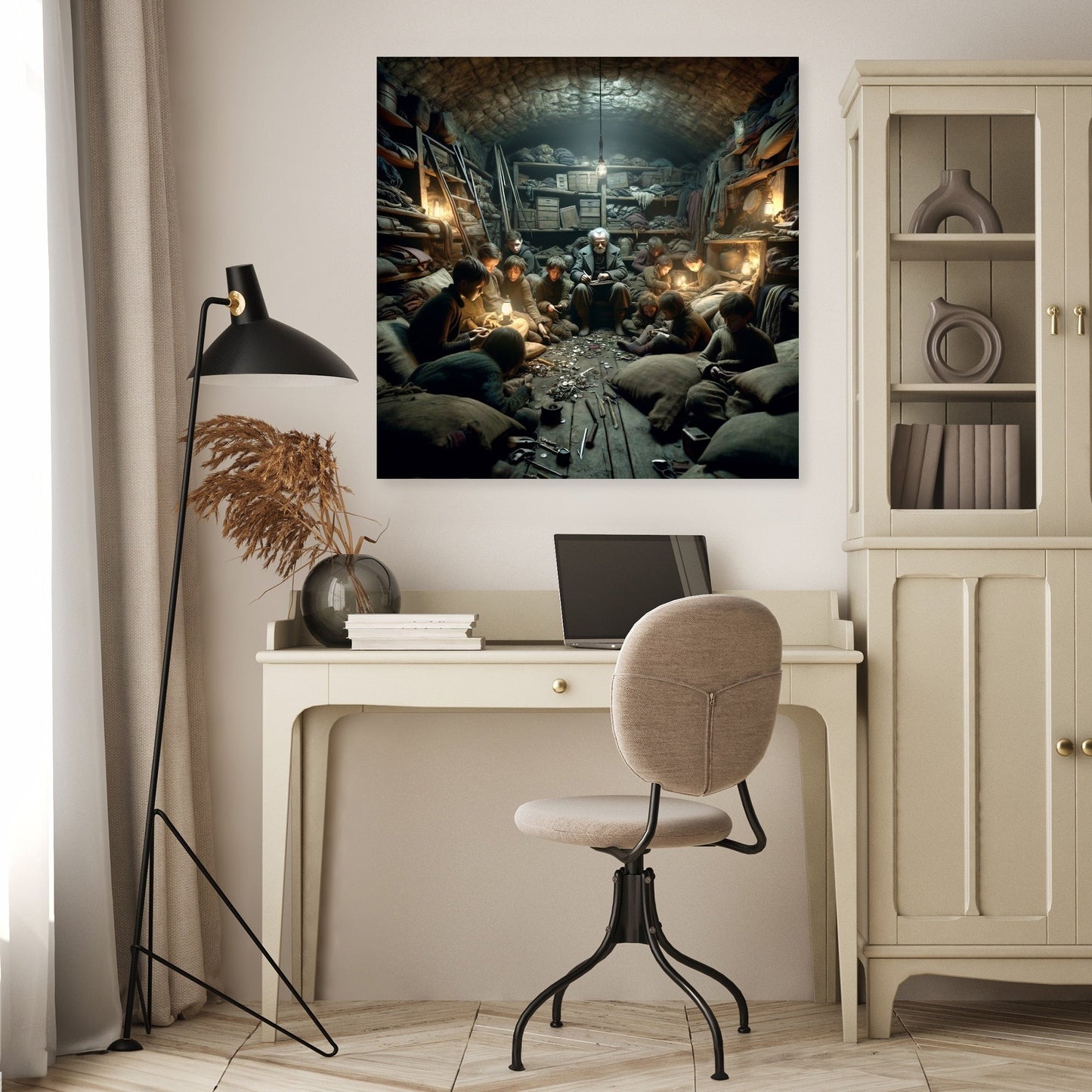 The Thief's Den Canvas