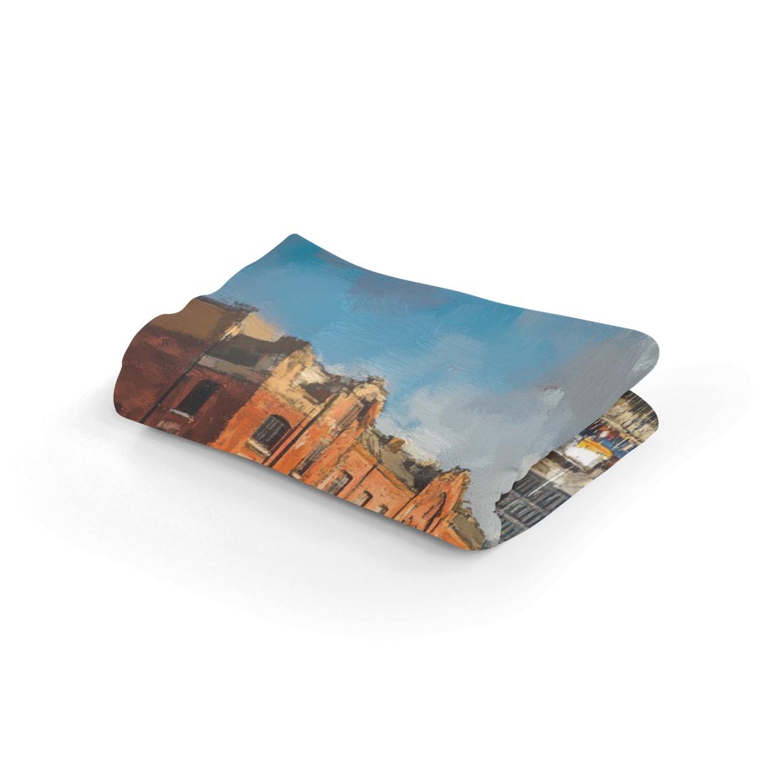 Liverpool Port Reflections Blanket
