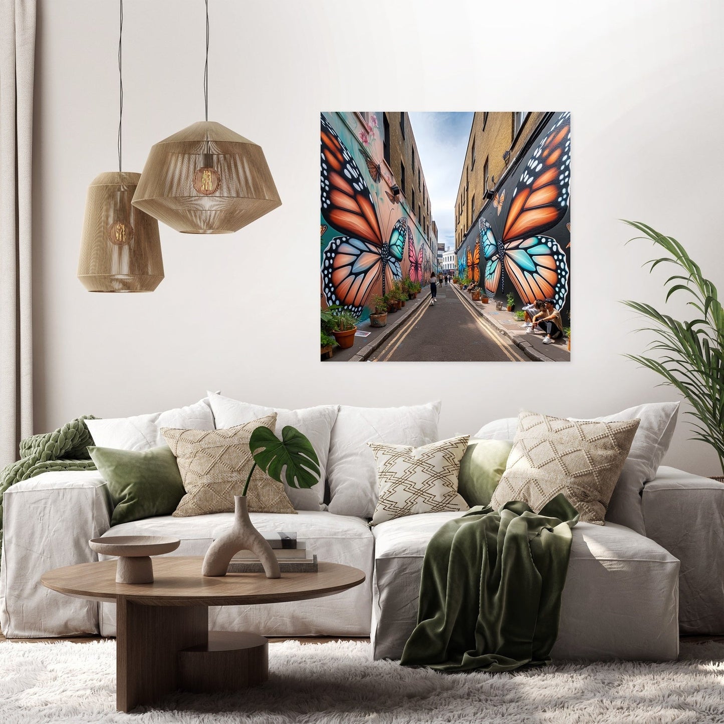 Butterfly Lane Canvas