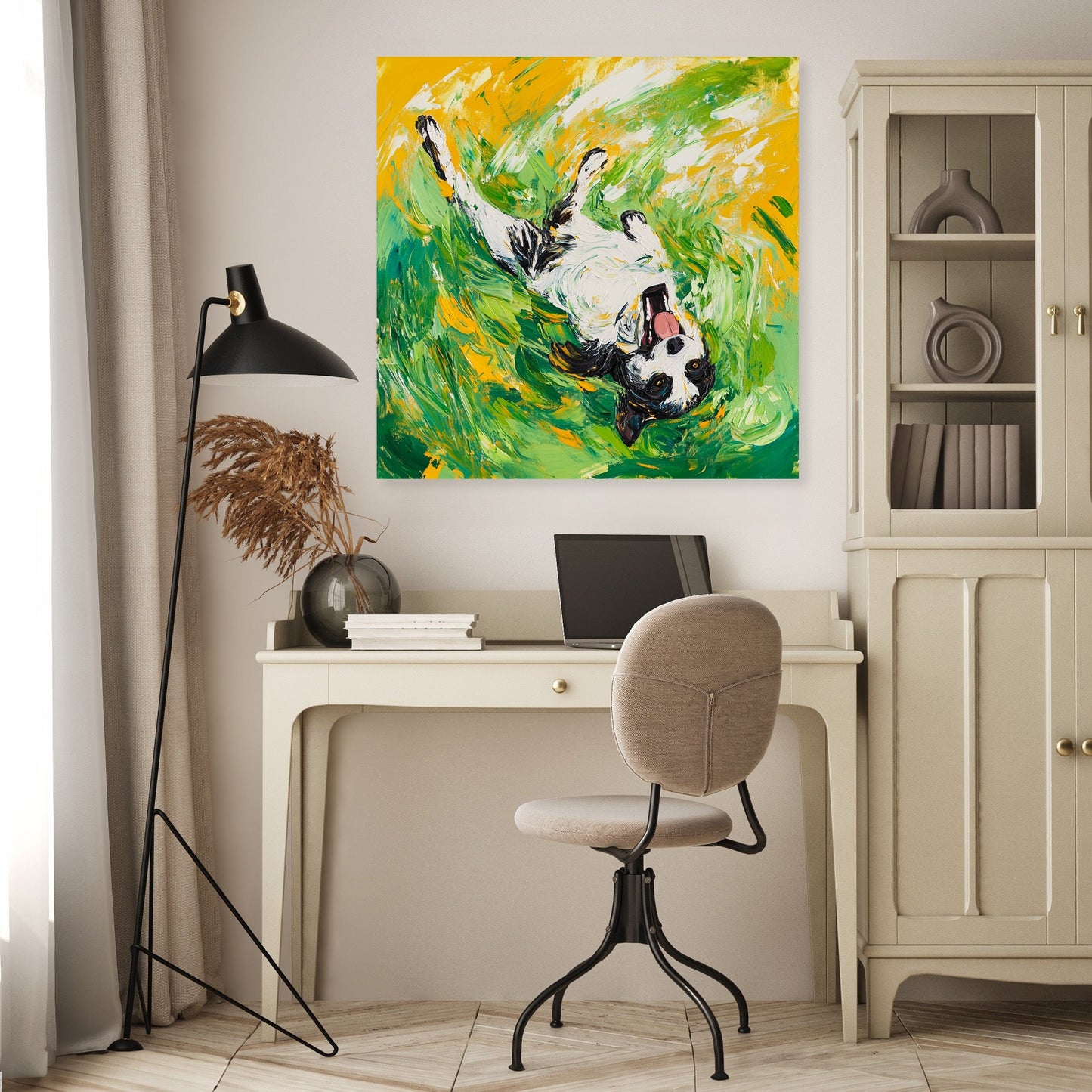 Joyful Canine Canvas
