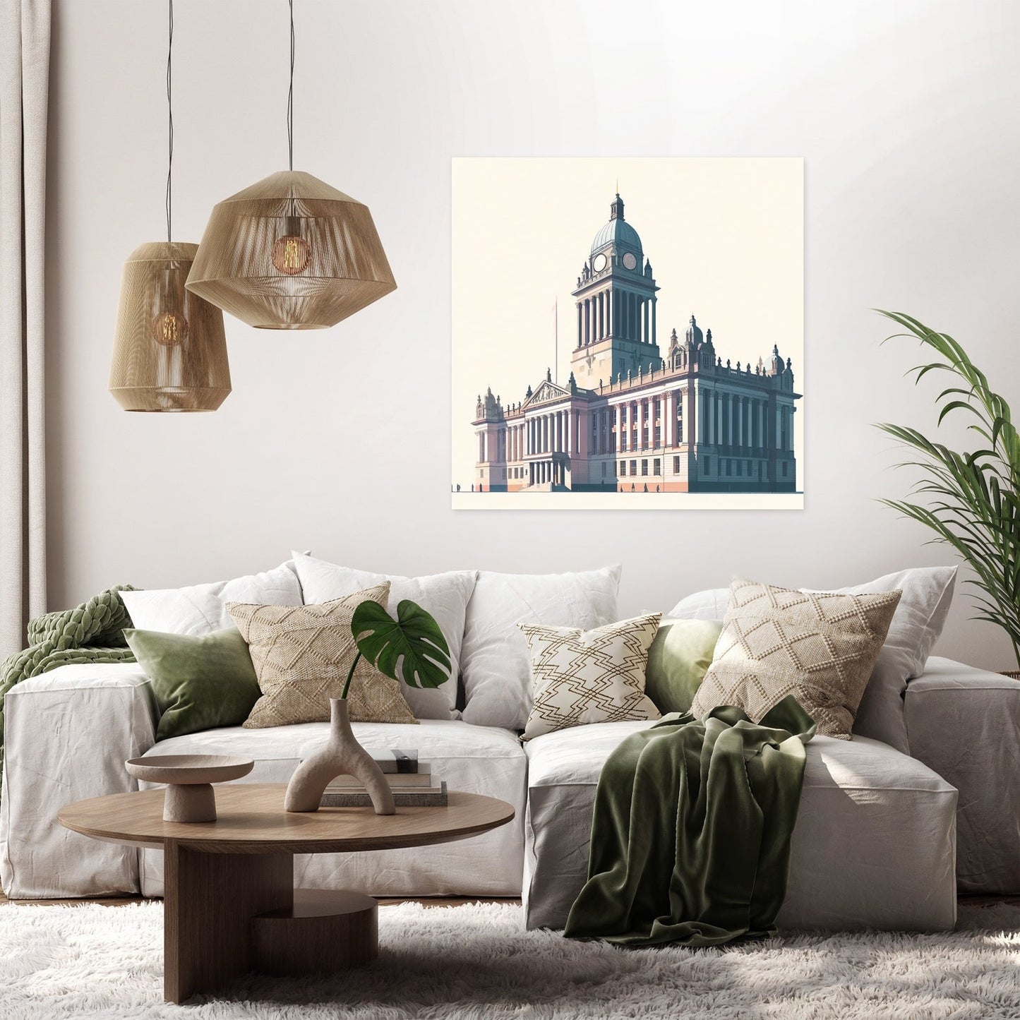 Leeds Town Hall Elegance Canvas