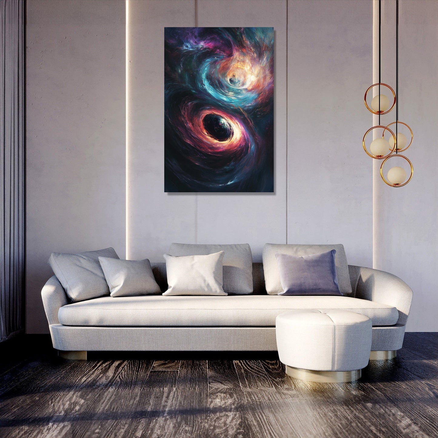 Cosmic Vortex Canvas