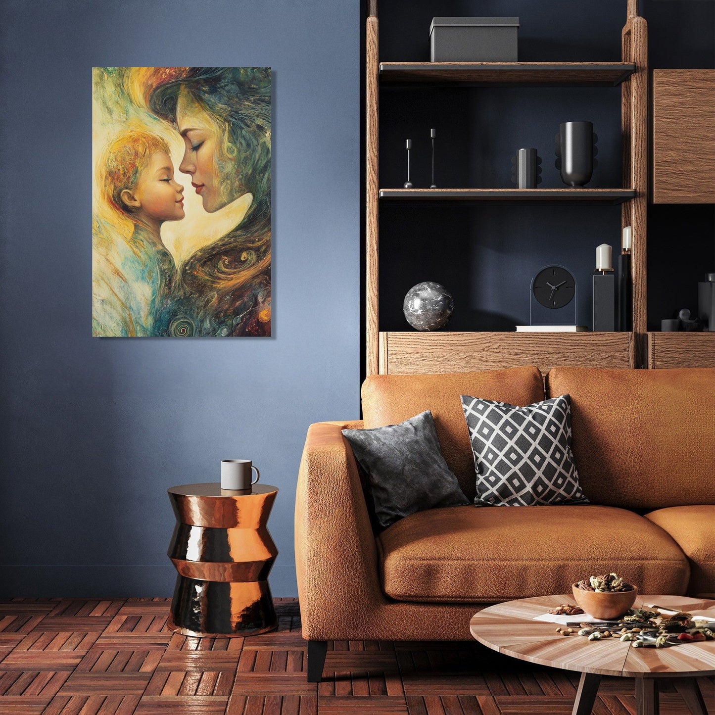 Maternal Reflection Canvas