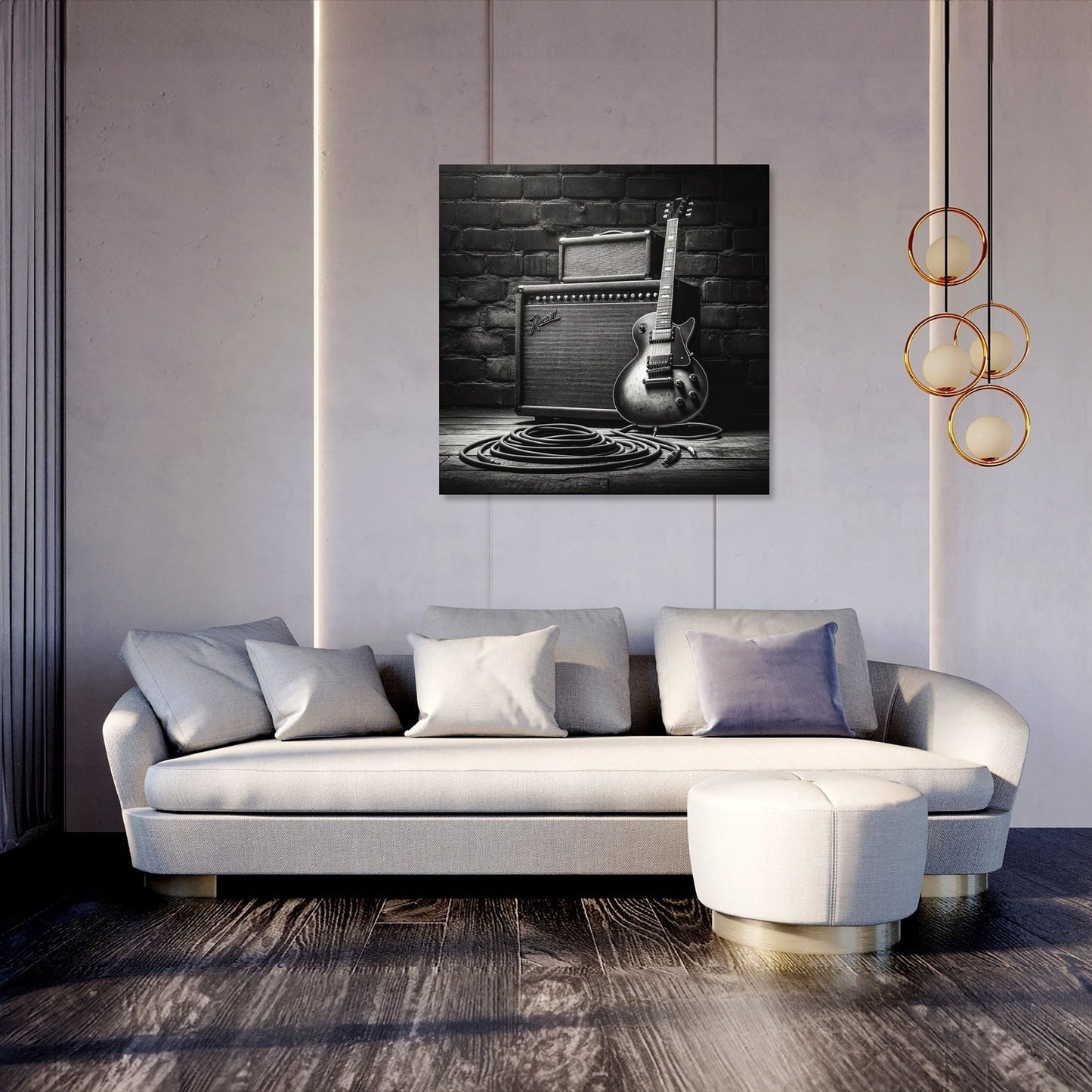 Electric Echoes Canvas