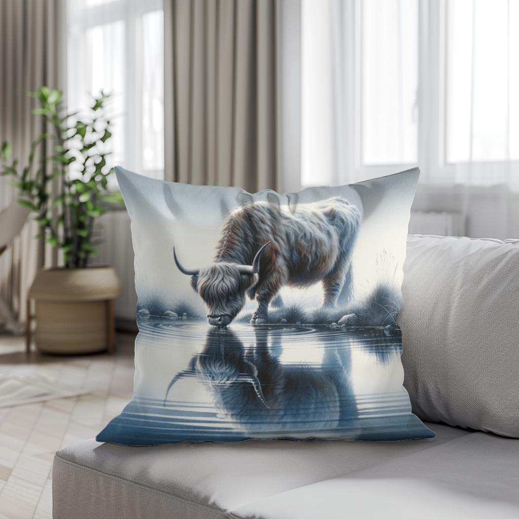 Reflections of Serenity Cotton Cushion