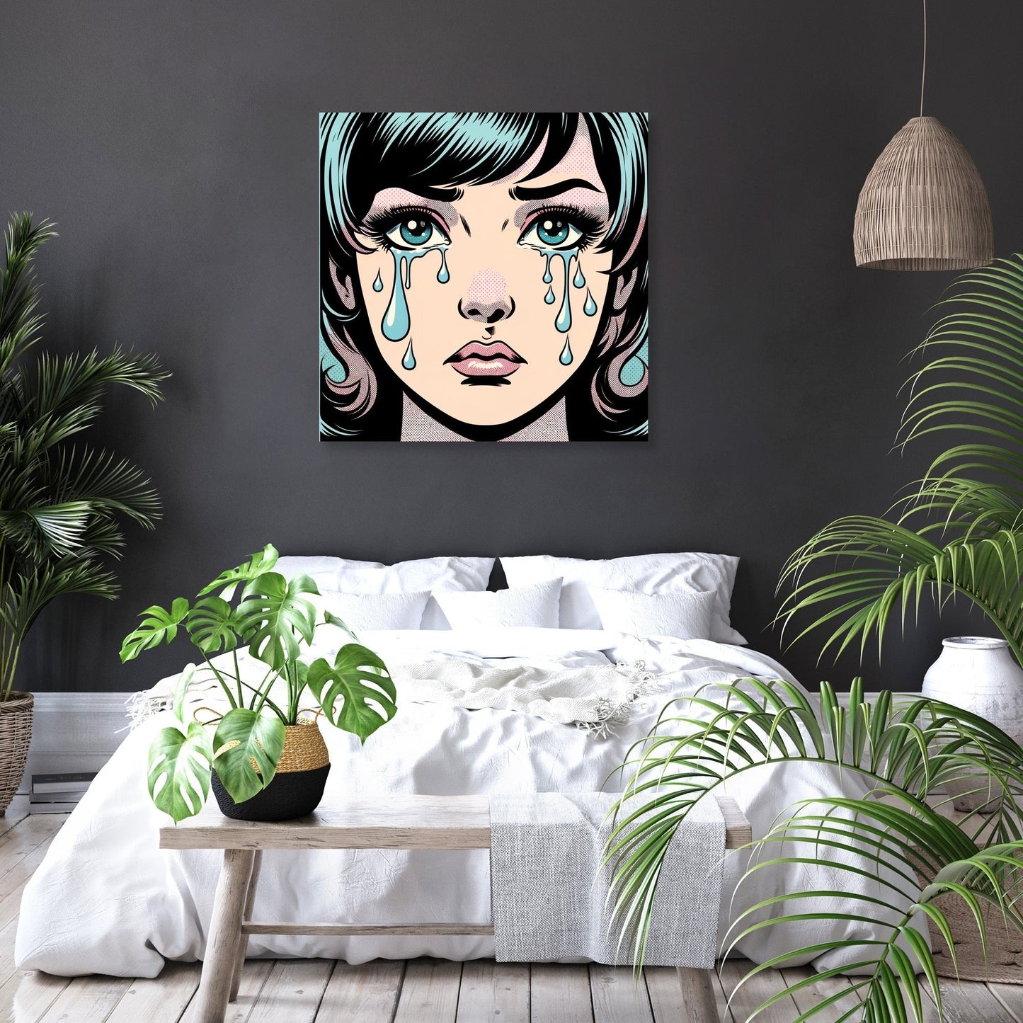 Tearful Pop Canvas