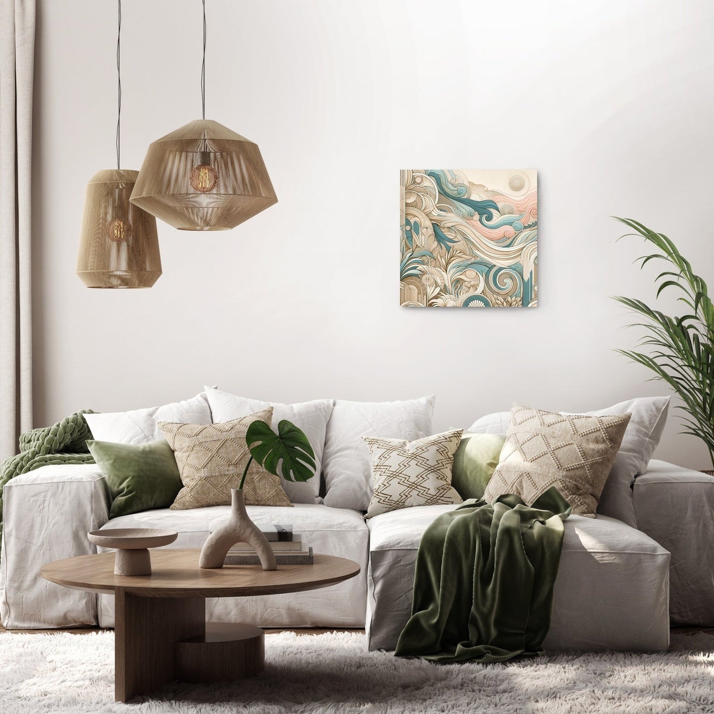 Seascape Whispers Mural Canvas
