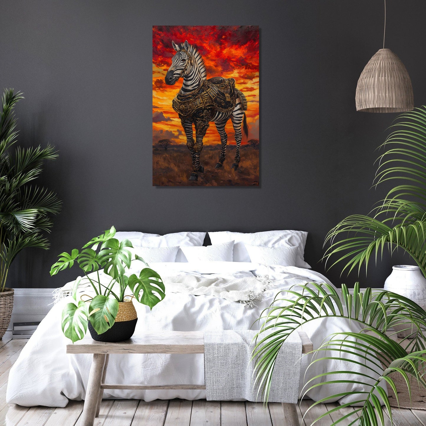 Zebra Majesty Canvas