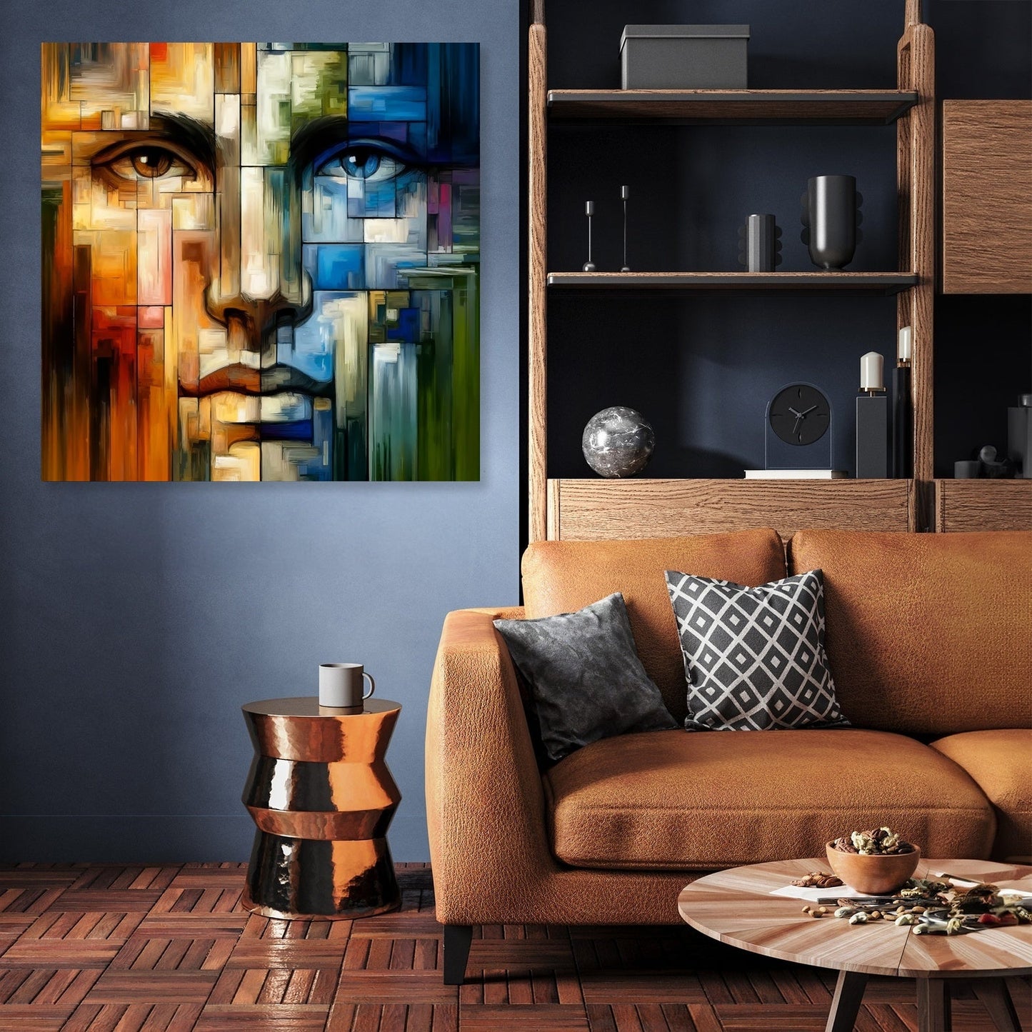Emotional Mosaic Canvas