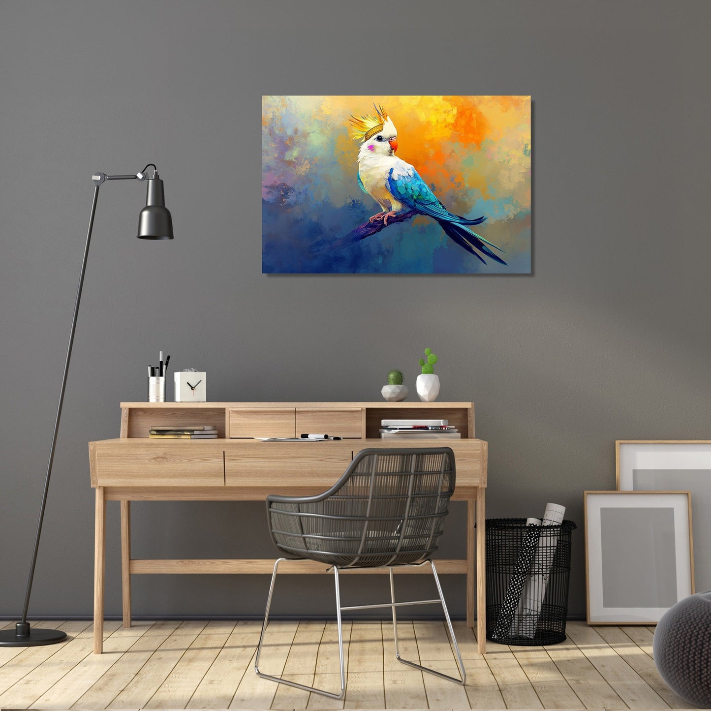 Regal Cockatiel Canvas