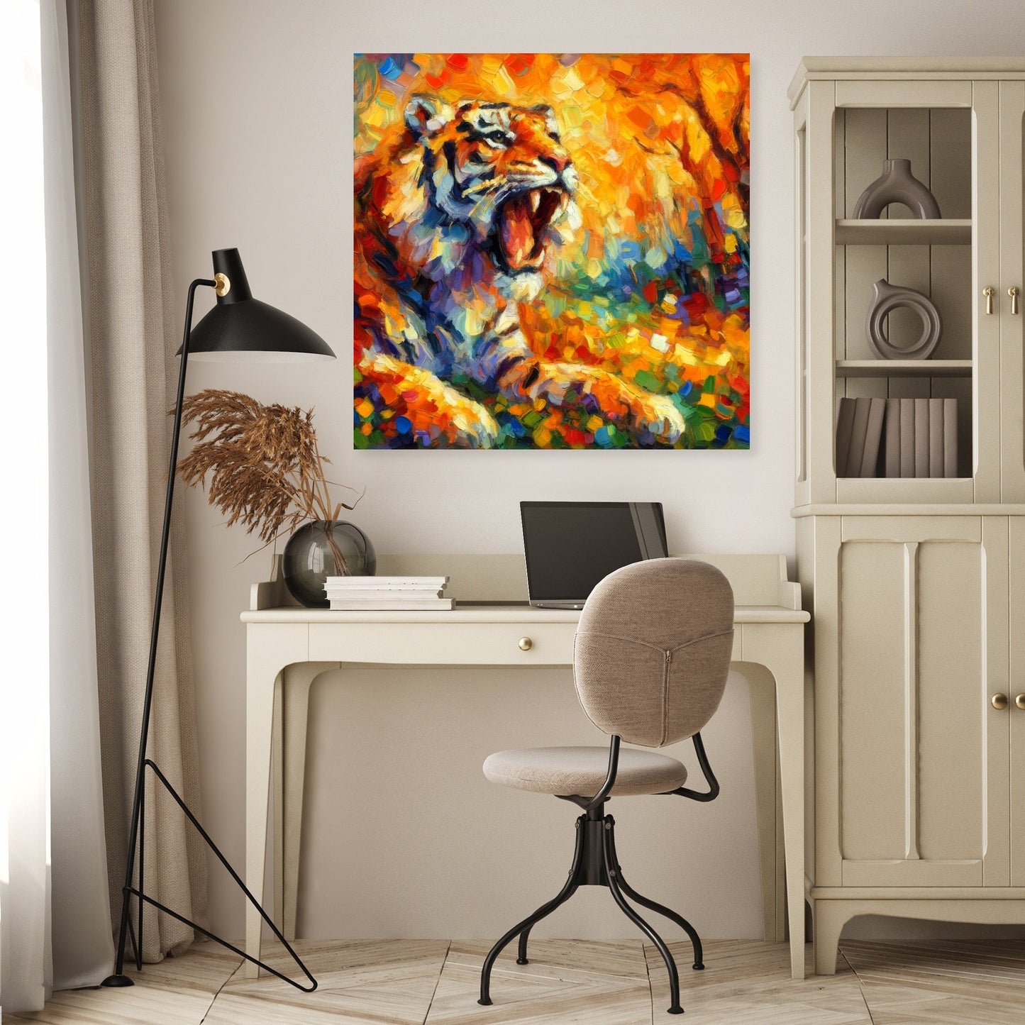 Majestic Tiger Roar Canvas