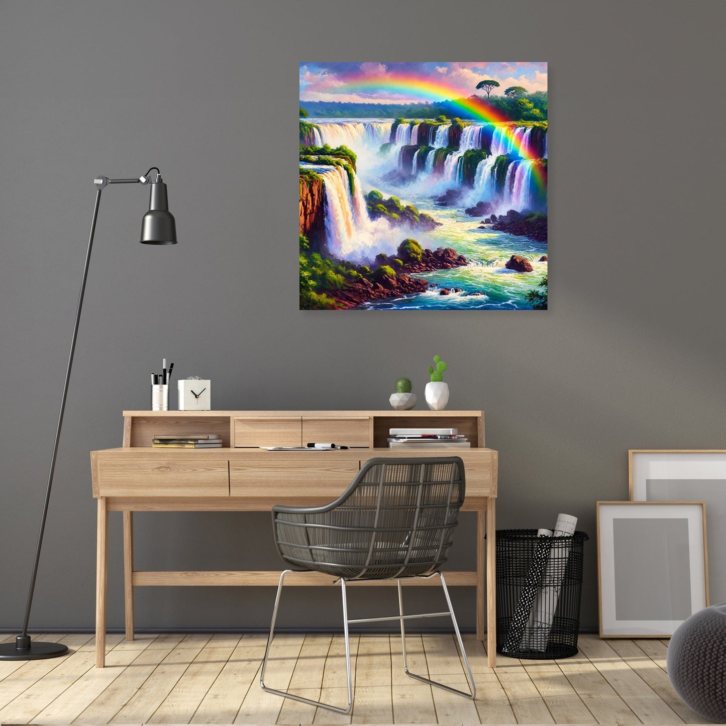 Rainbow Falls Canvas