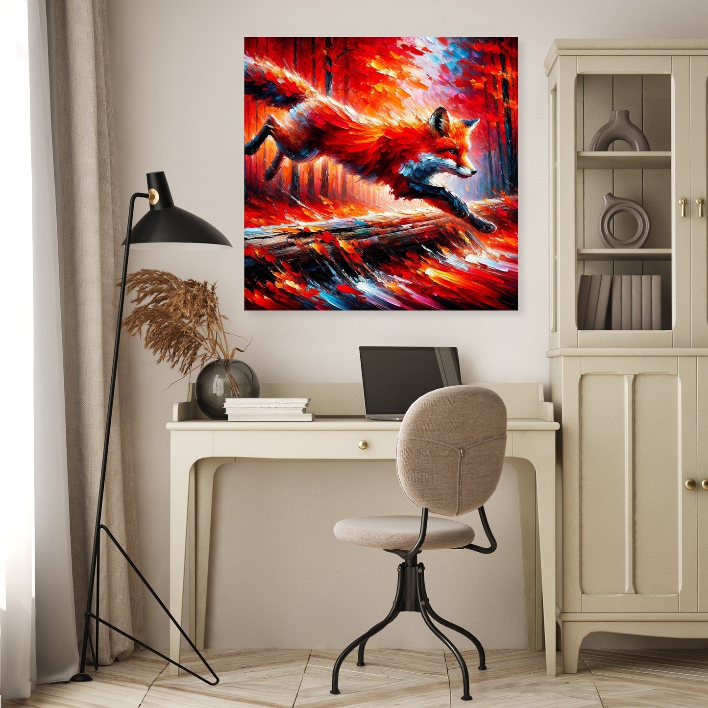 Autumn Leap Canvas
