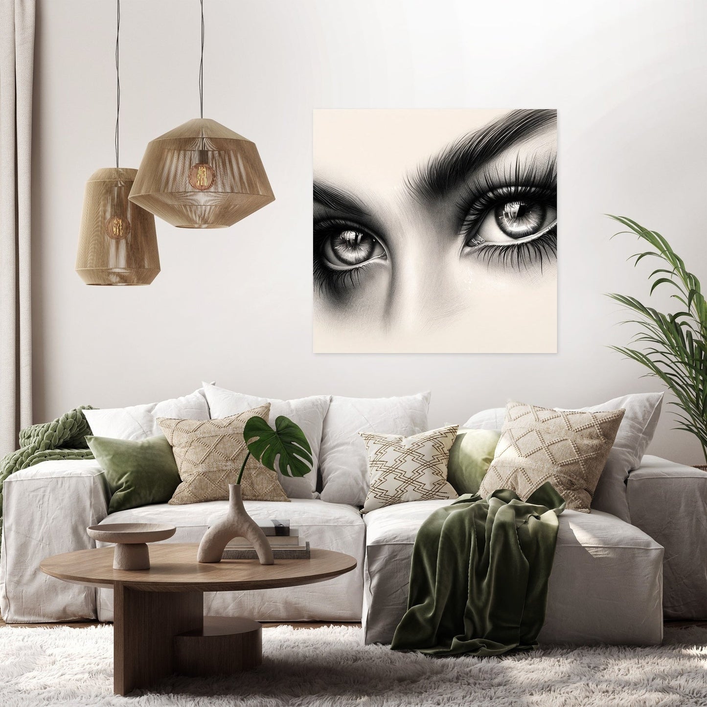 Realistic Gaze Canvas