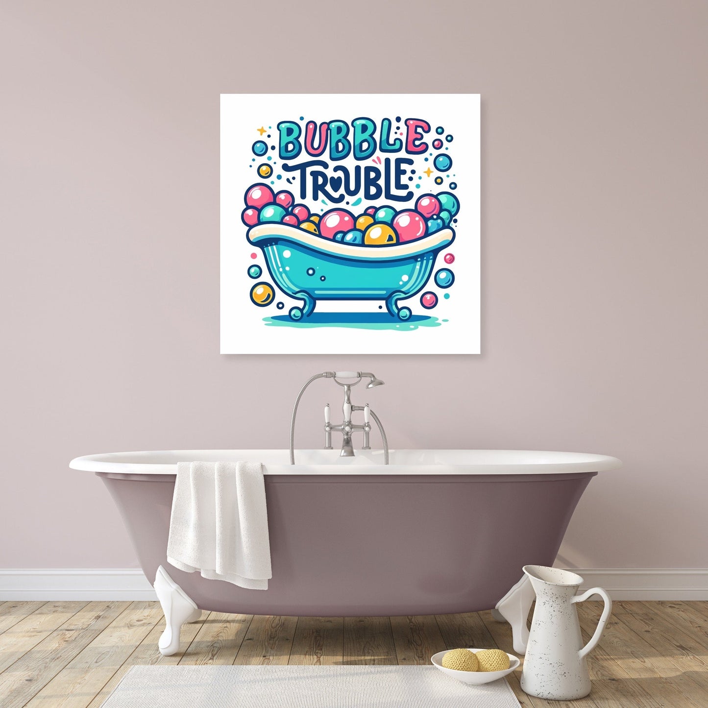 Bubble Trouble Bliss Canvas