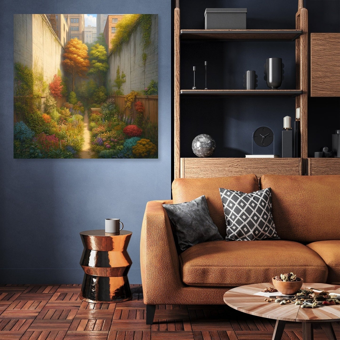 Hidden Autumn Garden Canvas