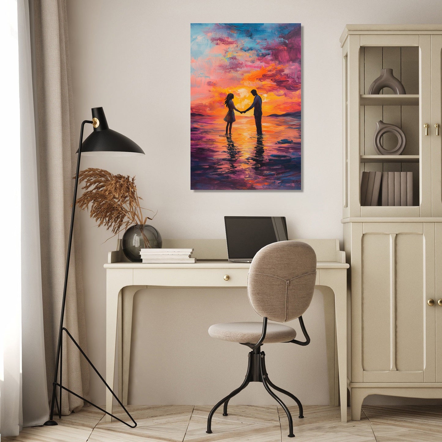 Sunset Silhouette Canvas