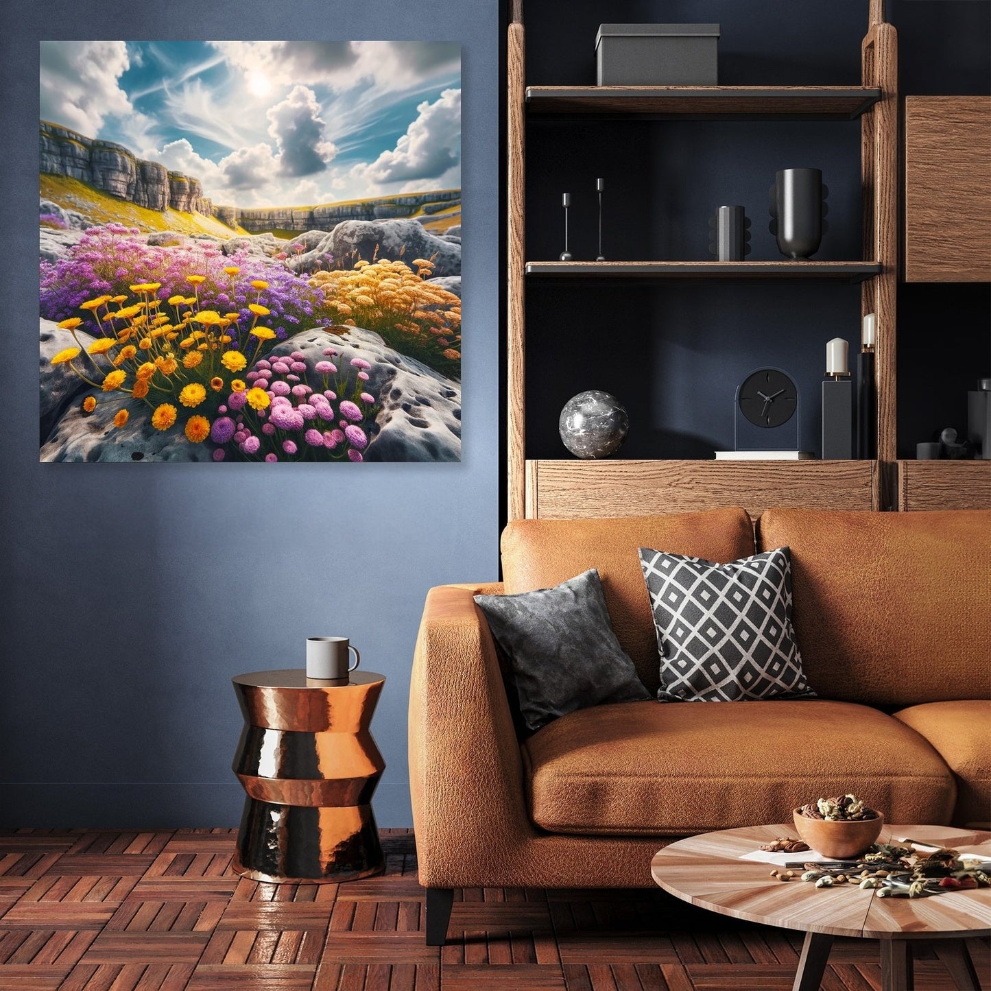 Summer at Malham Cove Canvas