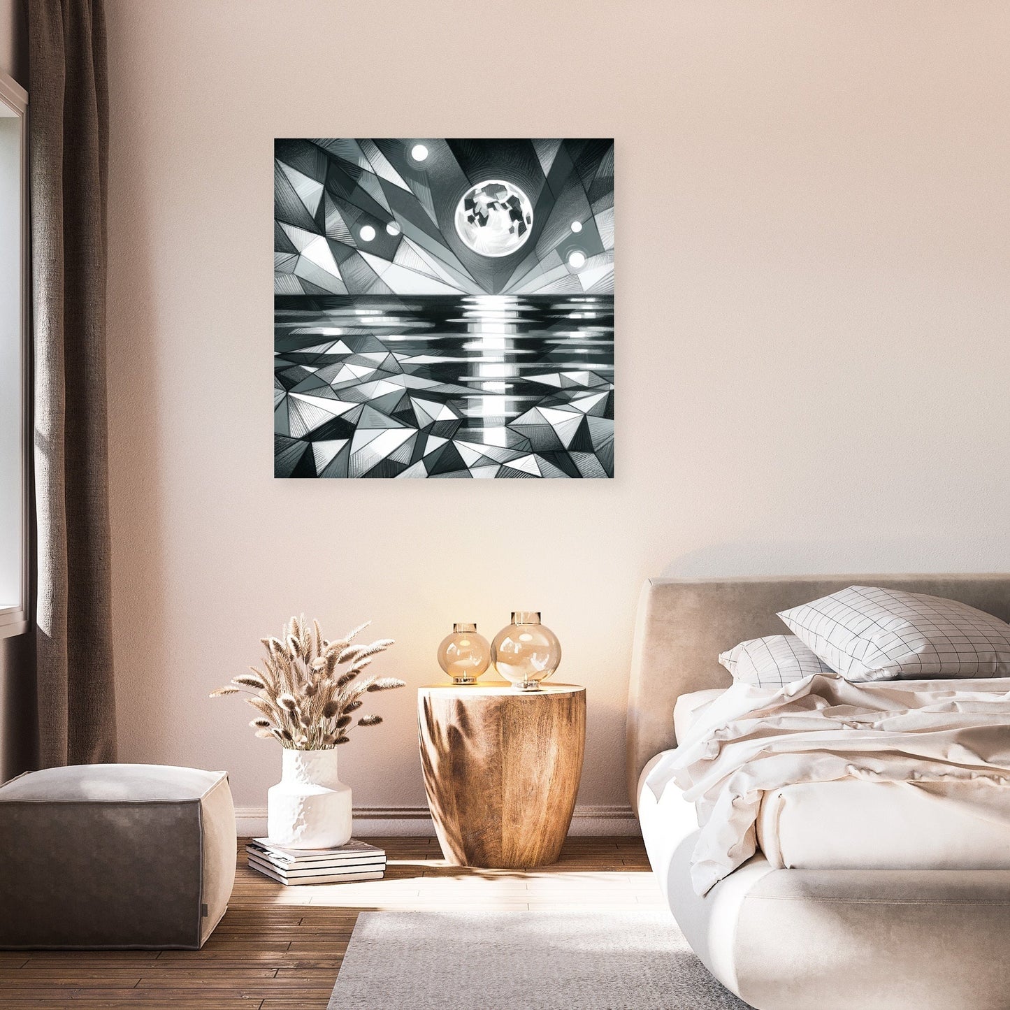 Lunar Reflections Canvas