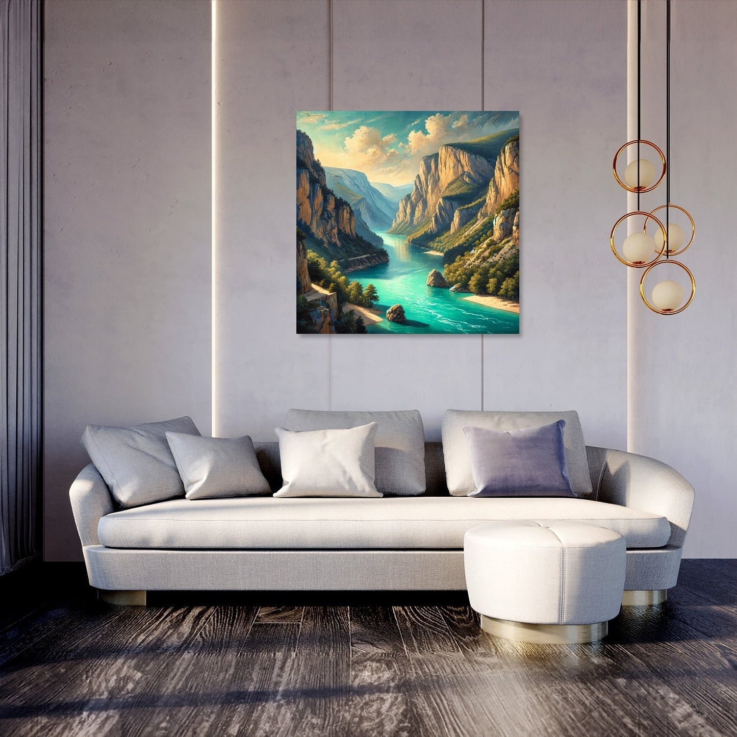 Verdon Gorge Grandeur Canvas